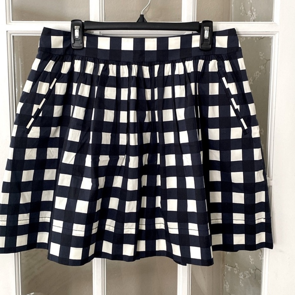 BANANA REPUBLIC Pleated Poplin Mini Skirt Sz 12
